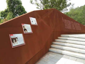 北京耐候钢挡土墙